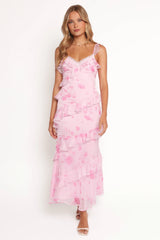 Virginia Maxi Dress - Lilac Floral