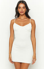 Sweet Dreams White Mini Dress