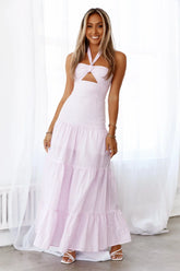 Sexy Maiden Maxi Dress Pink
