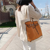 Bags for Women 2025 Trend Creative Designer Canvas Shoulder Bag Reusable Shopping Bags Casual Tote Female Handbag Shopper