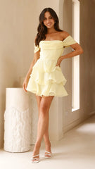 Lanelle Mini Dress - Yellow