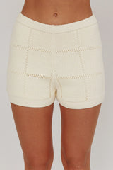 Sailor Knit Shorts Cream