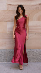 Victoria Maxi Dress - Wine
