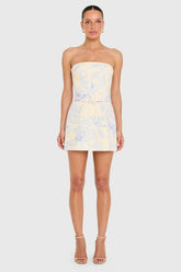 Fae Pink Mini Dress in Somerset