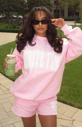 Decade Classics Varsity Oversized Sweater Posy