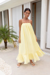 Limoncello Spritz Maxi Dress Yellow