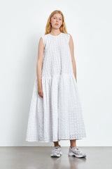 Anna Karin | Dress Check Seersucker White