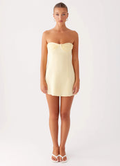 Bindi Mini Dress - Yellow
