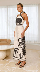 Boe Halter Maxi Dress - Palm Canyon