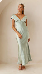 Amelia Maxi Dress - Sage