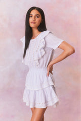 Natasha Stripe Cotton Mini Dress