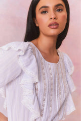 Natasha Stripe Cotton Mini Dress