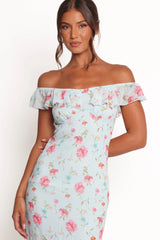 Irelynn Maxi Dress - Blue Floral