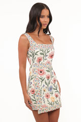 Rinna Mini Dress - Pastel Floral