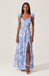Fritillaria Floral Maxi Dress