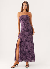 Alexandrite Midi Dress - Purple