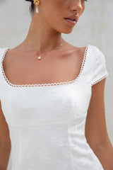 Bon Voyage Mini Dress Cream