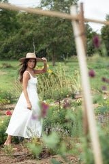 Kinslee Midi Dress - White