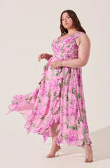 Noya Floral Cutout Maxi Dress