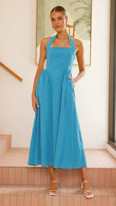 Caden Maxi Dress - Cobalt Blue