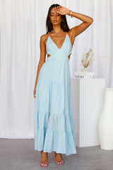 Girl Where Midi Dress Blue