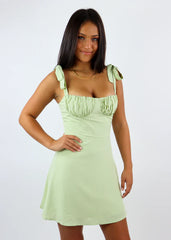 Kickstart My Heart Dress Sage