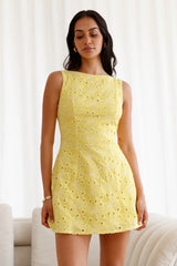 Summer Sway Mini Dress Yellow