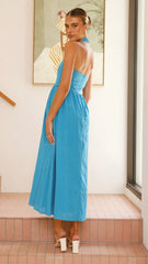 Caden Maxi Dress - Cobalt Blue