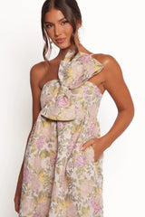 Betina Bow Front Maxi Dress - Multi Floral