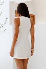 Soothing Dawn Mini Dress White