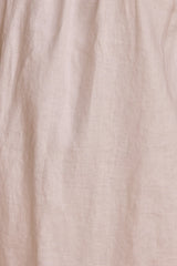 Lily 100% Linen Maxi Dress White