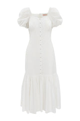 Liberty Dress in White Eyelet