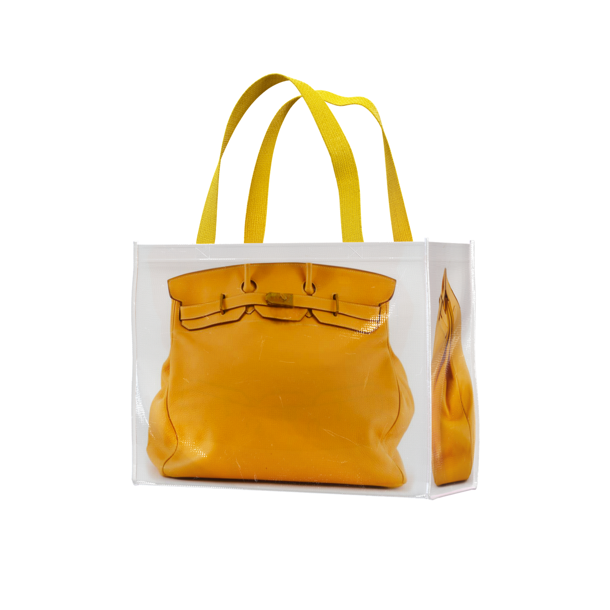 Grocery Bags Creative Parody Platinum Bag Print Woven Bag Full Take Down Birkin Fitness Casual Bag