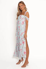 Eloisa Maxi Dress - Blue Floral