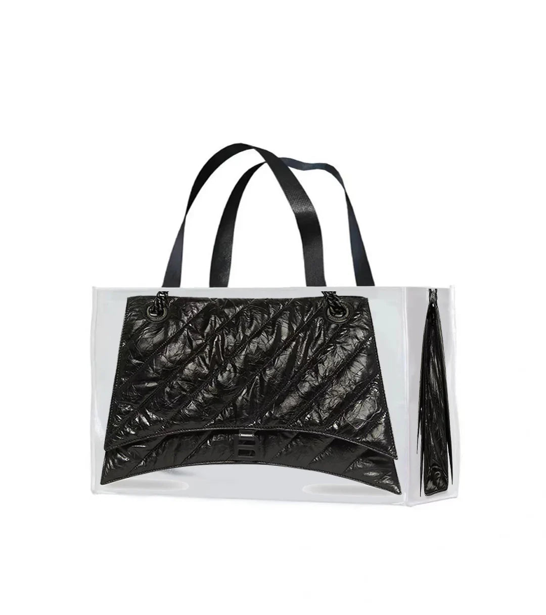 Grocery Bags Creative Parody Hourglass Bag Print Woven Bag Fire All Over Net Fitness Leisure Bag