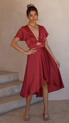 Sunny Daze Dress - Berry