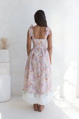 Sunflower Swing Maxi Dress Pink