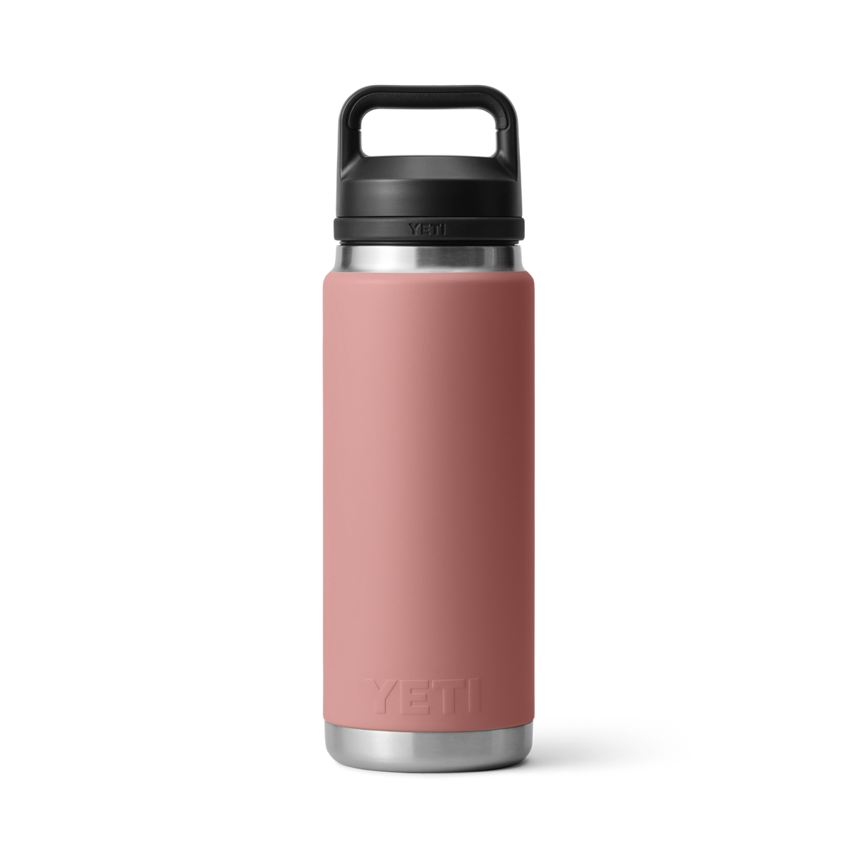 YETI 26 oz Insulated Straw Cap Water Bottle Leak-Resistant-Sandstone Pink