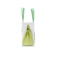 GroceryBags Creative Platinum Print Woven Bag Mint Green