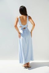 Coastal Glow Maxi Dress Blue