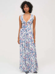 Audrey Floral Maxi Dress