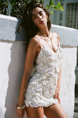 Zelia Embellished Mini Dress