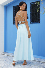 Summer Dreaming Maxi Dress Blue