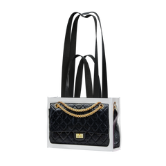 GroceryBags Creative Faux Platinum Bag Printed Woven Bag Cobalt Black Small Gym Leisure Bag