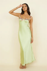 Magnetic Forces Maxi Dress Green