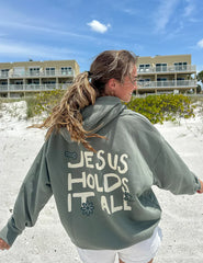 Jesus Holds It All Unisex Hoodie