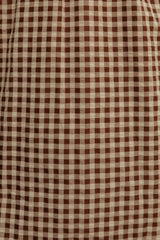 Kaitlyn Dress in Chocolate Gingham