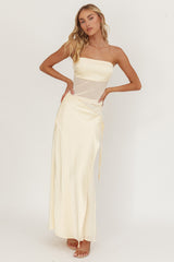 Jerica Wrap Front Maxi Skirt Butter