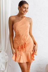Casa Del Mar One-Shoulder Mini Dress Mango