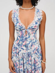Audrey Floral Maxi Dress